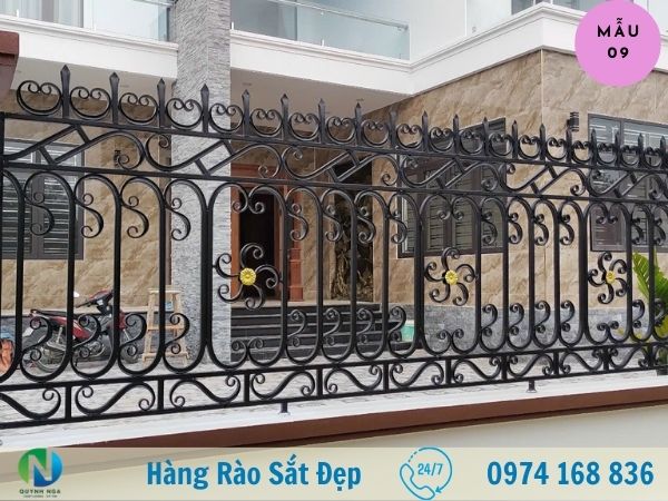 hàng rào sắt đẹp